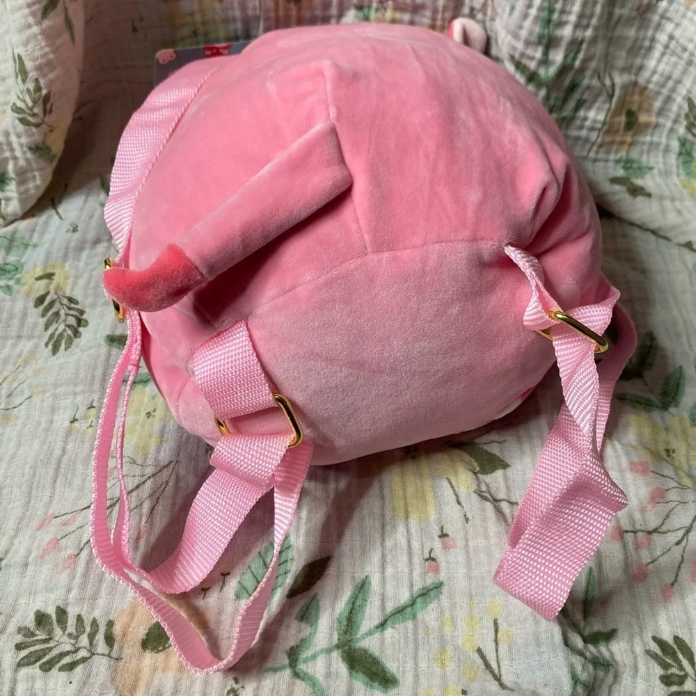 Squishmallow 10” Plush Backpack - Calynda the Pink Strawberry Cow